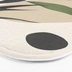 Abstract Art Tropical Leaves 74 Bath Mat Gallery Image 3
