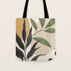 Abstract Art Tropical Leaves 74 Tote Bag Gallery Image 1