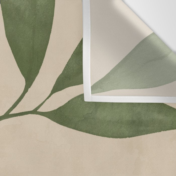 Abstract Art Tropical Leaves 74 Wall Tapestry Gallery Image 3
