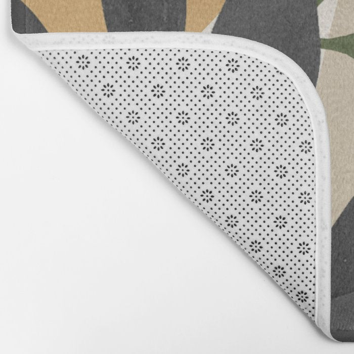 Abstract Art Tropical Leaves 74 Bath Mat Gallery Image 2