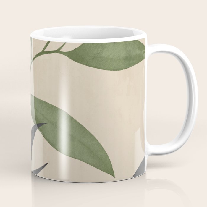 Abstract Art Tropical Leaves 74 Coffee Mug Gallery Image 1
