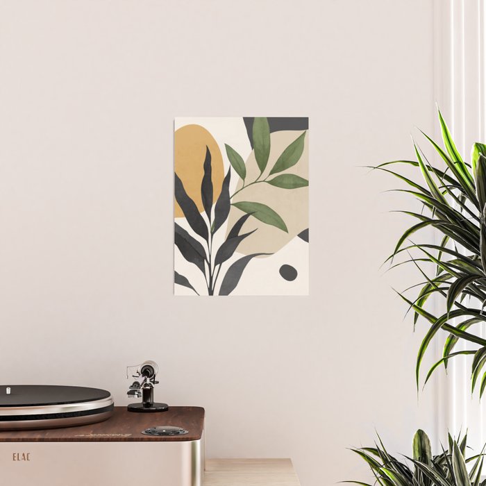 Abstract Art Tropical Leaves 74 Poster Gallery Image 2