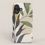 Abstract Art Tropical Leaves 74 iPhone Case Gallery Image 1