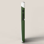 Maldives Minimalist Botanical Abstract in Forest Green and White  iPhone Case Gallery Image 2