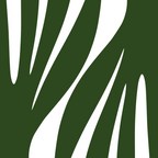 Maldives Minimalist Botanical Abstract in Forest Green and White  Coffee Mug Gallery Image 2