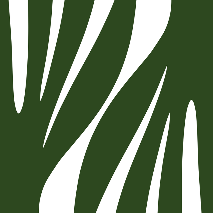 Maldives Minimalist Botanical Abstract in Forest Green and White  Coffee Mug Gallery Image 2