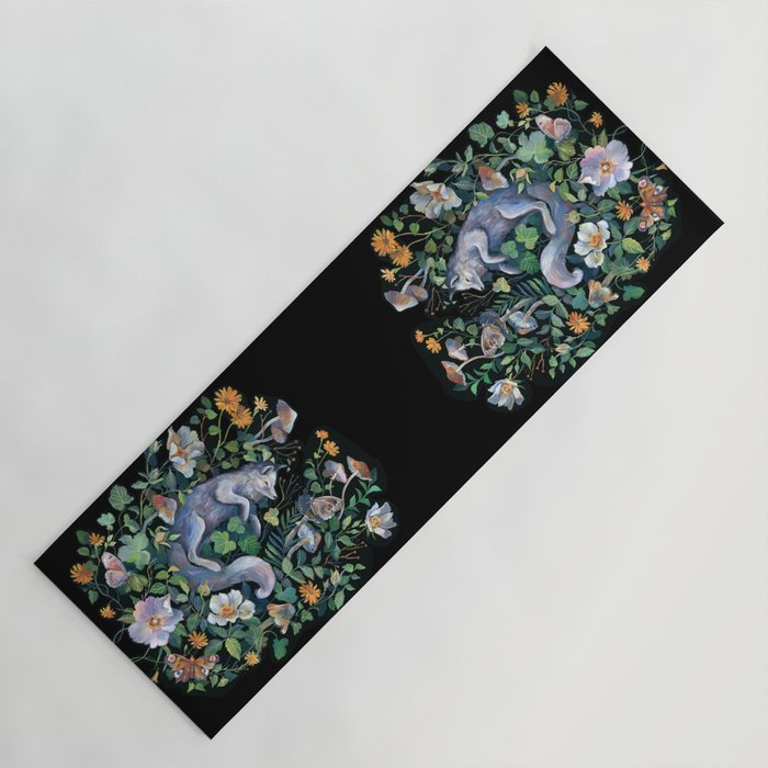 White Fox Garden Yoga Mat Gallery Image 1