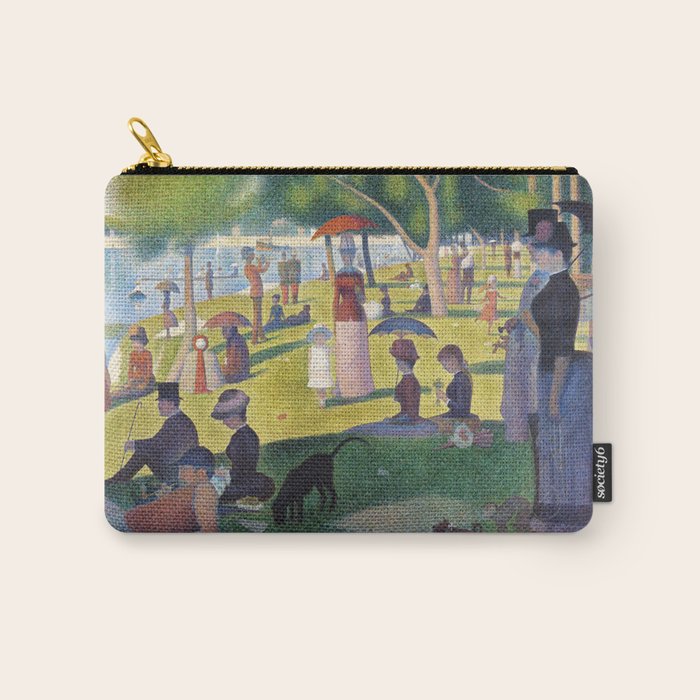 A Sunday on La Grande Jatte by Georges Seurat, 1884 Carry All Pouch Gallery Image 1