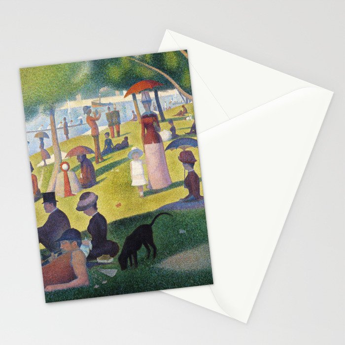 A Sunday on La Grande Jatte by Georges Seurat, 1884 Stationery Card Gallery Image 2