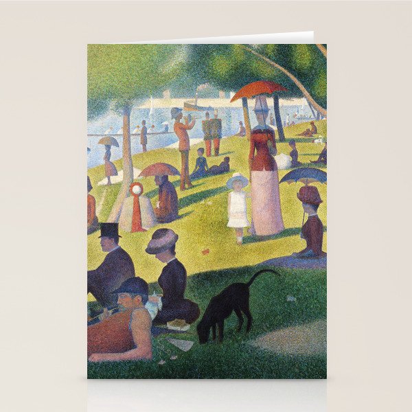 A Sunday on La Grande Jatte by Georges Seurat, 1884 Stationery Card Gallery Image 2