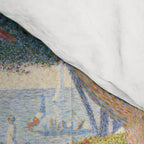 A Sunday on La Grande Jatte by Georges Seurat, 1884 Comforter Gallery Image 4