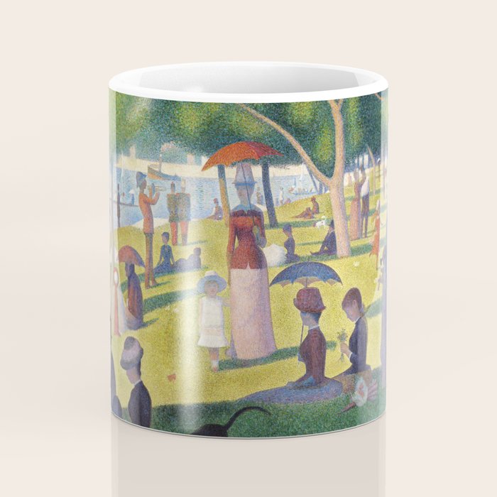 A Sunday on La Grande Jatte by Georges Seurat, 1884 Coffee Mug Gallery Image 4