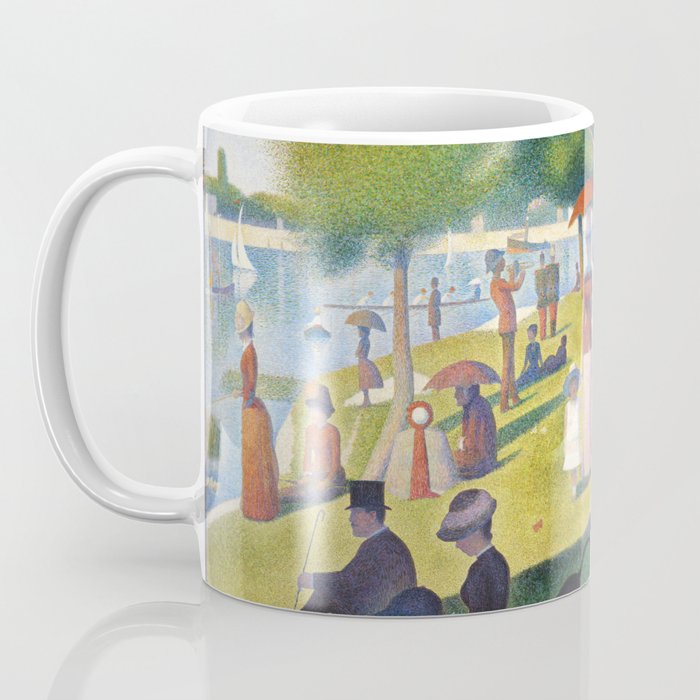 A Sunday on La Grande Jatte by Georges Seurat, 1884 Coffee Mug Gallery Image 3