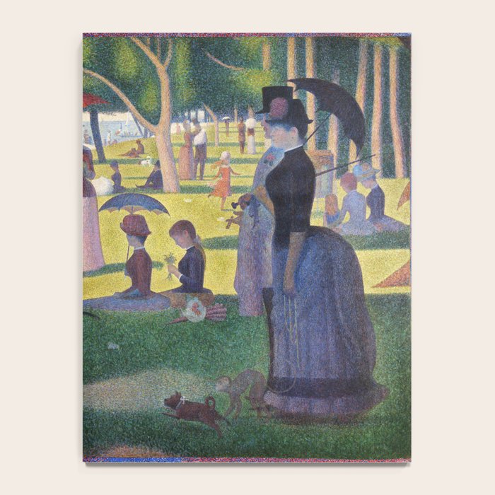 A Sunday on La Grande Jatte by Georges Seurat, 1884 Notebook Gallery Image 4