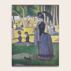 A Sunday on La Grande Jatte by Georges Seurat, 1884 Notebook Gallery Image 4