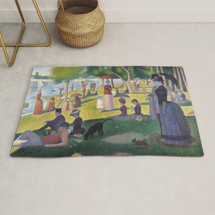 A Sunday on La Grande Jatte by Georges Seurat, 1884 Rug Gallery Image 1