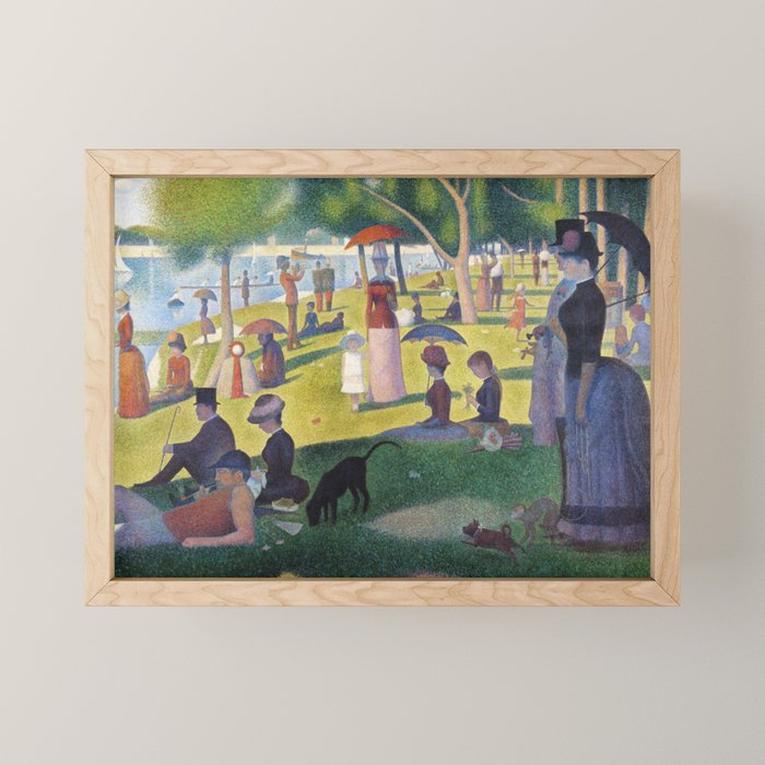 A Sunday on La Grande Jatte by Georges Seurat, 1884 Mini Art Print Gallery Image 1