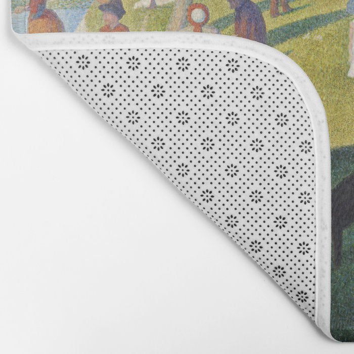 A Sunday on La Grande Jatte by Georges Seurat, 1884 Bath Mat Gallery Image 2