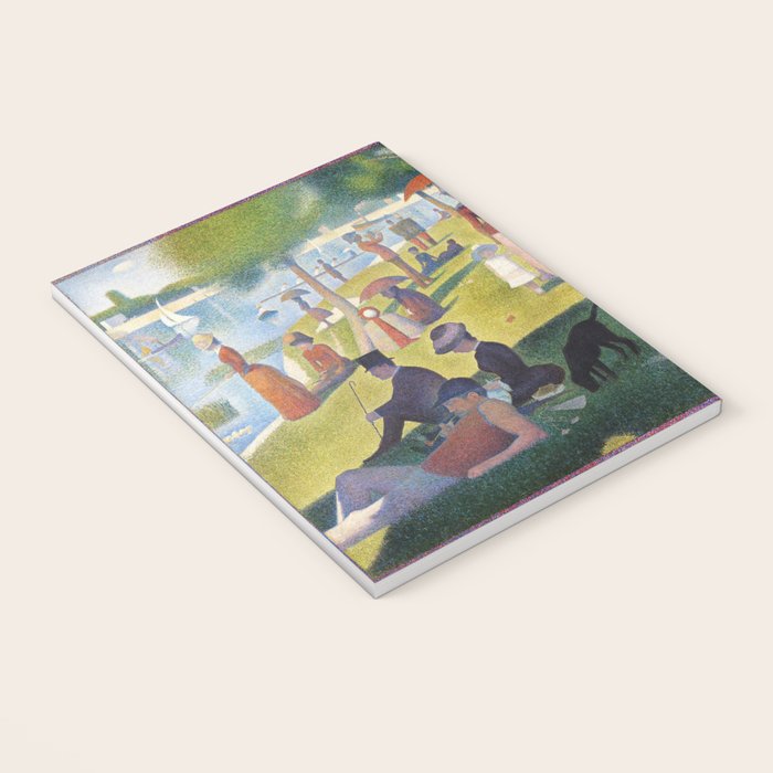 A Sunday on La Grande Jatte by Georges Seurat, 1884 Notebook Gallery Image 3
