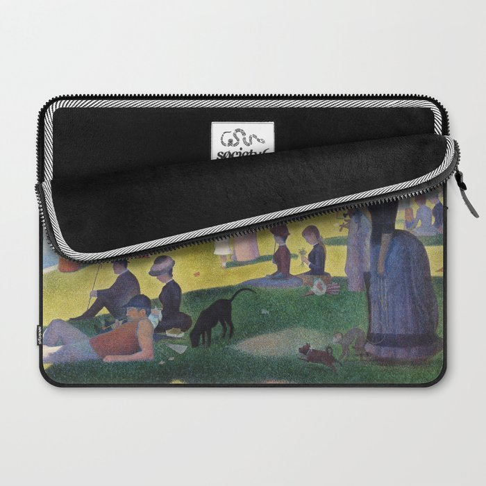 A Sunday on La Grande Jatte by Georges Seurat, 1884 Laptop Sleeve Gallery Image 2