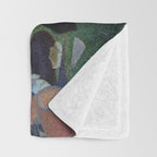A Sunday on La Grande Jatte by Georges Seurat, 1884 Throw Blanket Gallery Image 3