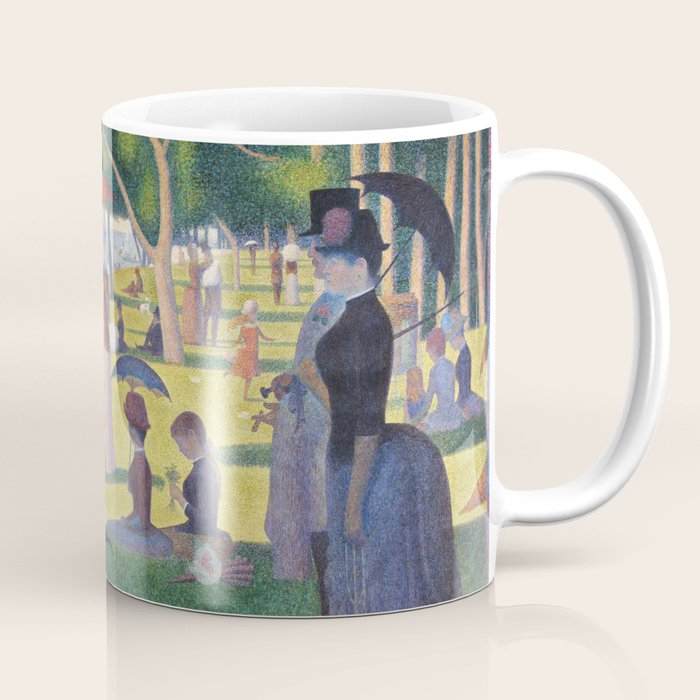 A Sunday on La Grande Jatte by Georges Seurat, 1884 Coffee Mug Gallery Image 1