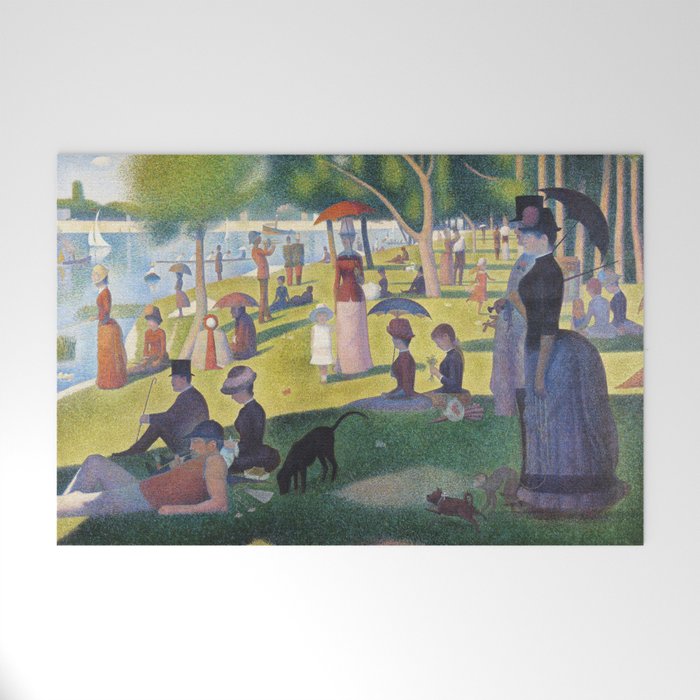 A Sunday on La Grande Jatte by Georges Seurat, 1884 Welcome Mat Gallery Image 1