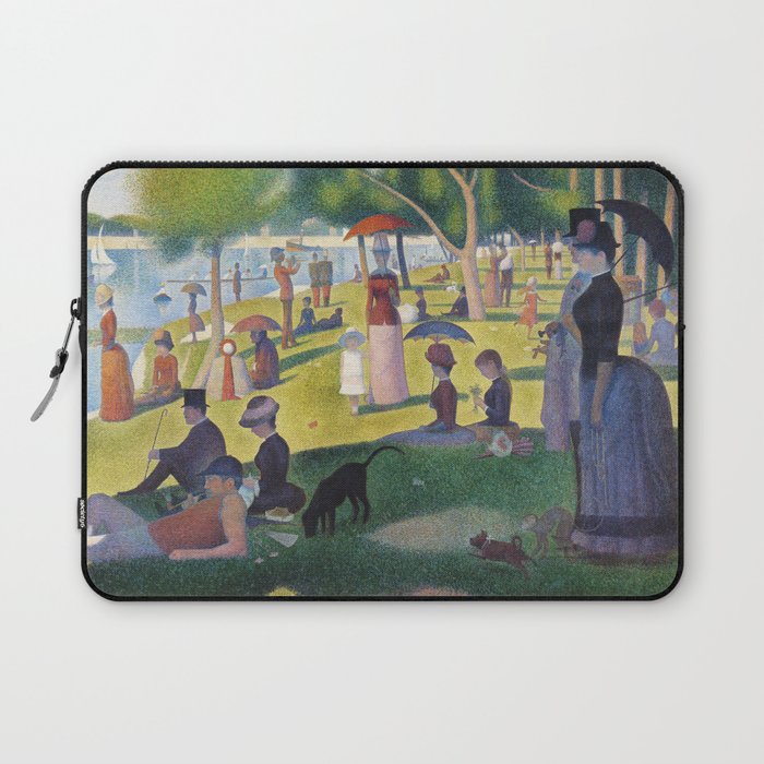 A Sunday on La Grande Jatte by Georges Seurat, 1884 Laptop Sleeve Gallery Image 1