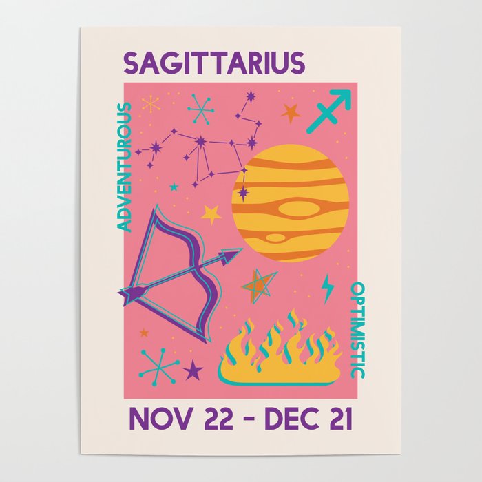 Sagittarius Astrology Poster Gallery Image 1