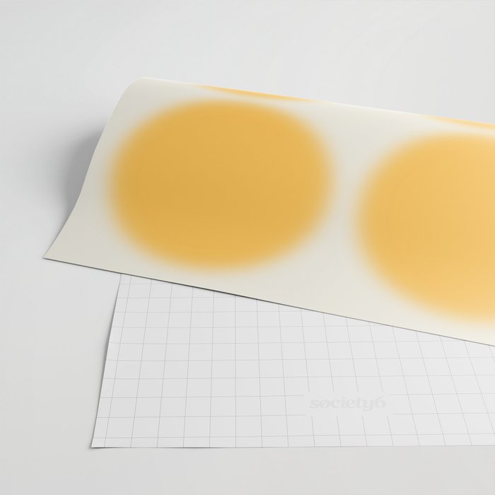 Abstraction_SUN_YELLOW_CIRCLE_BLUR_LOVE_POP_ART_0602A Wrapping Paper Gallery Image 2