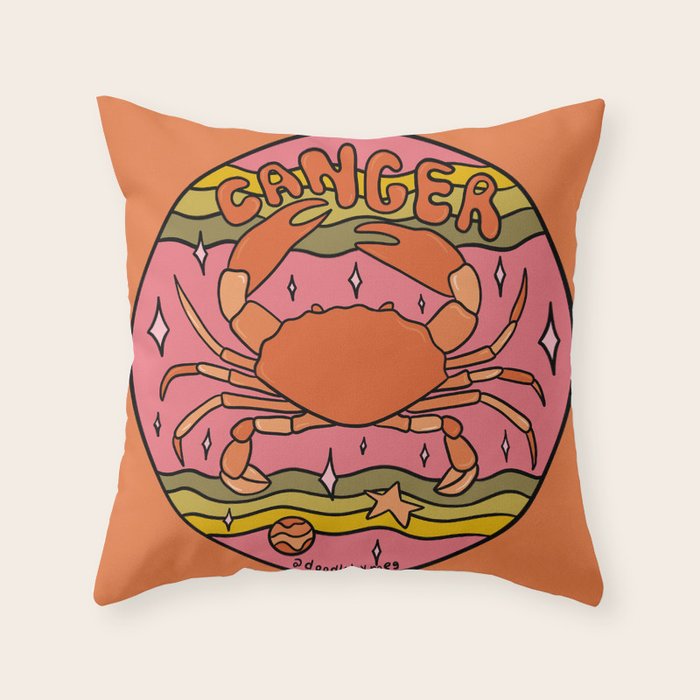 2020 Cancer Throw Pillow Gallery Image 1