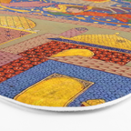 Miraj: The Night Journey  Islamic Antique Art  Bath Mat Gallery Image 3