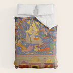 Miraj: The Night Journey  Islamic Antique Art  Comforter Gallery Image 6