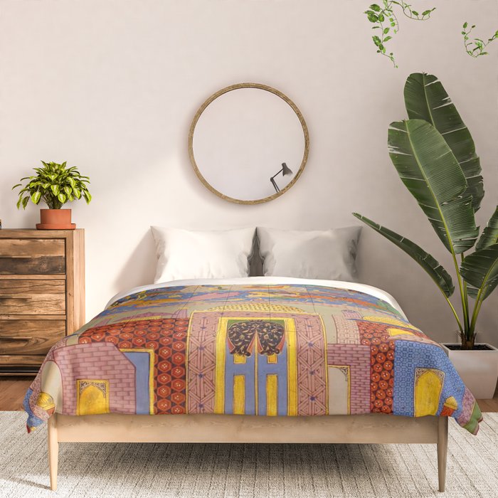 Miraj: The Night Journey  Islamic Antique Art  Comforter Gallery Image 3