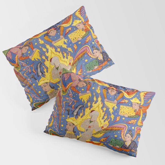 Miraj: The Night Journey  Islamic Antique Art  Pillow Sham Gallery Image 1