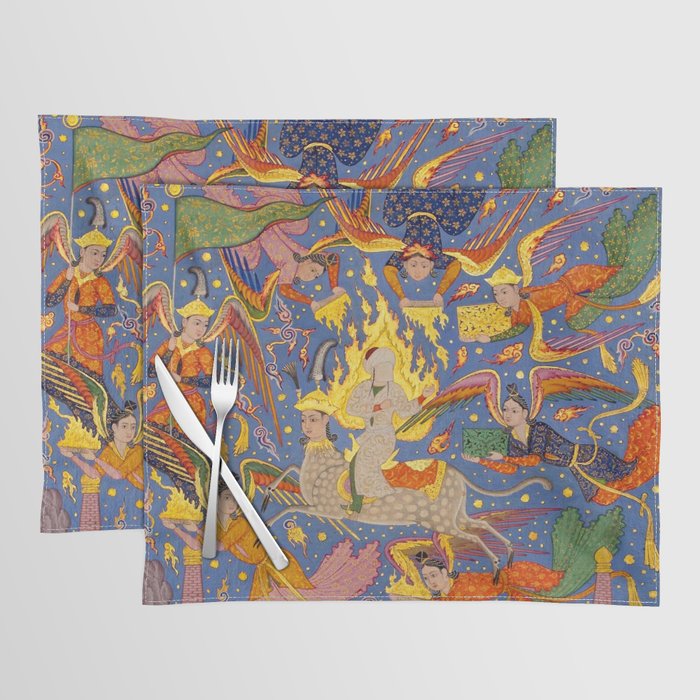 Miraj: The Night Journey  Islamic Antique Art  Placemat Gallery Image 1