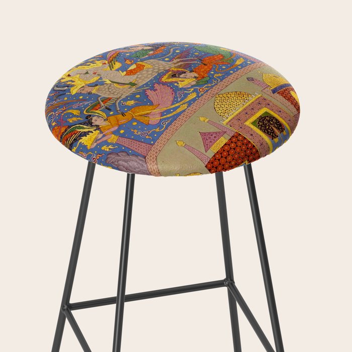 Miraj: The Night Journey  Islamic Antique Art  Stool Gallery Image 2