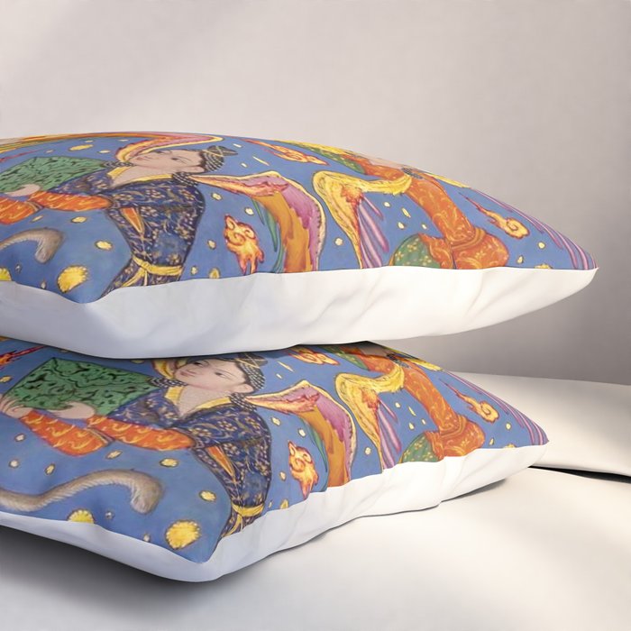 Miraj: The Night Journey  Islamic Antique Art  Pillow Sham Gallery Image 3