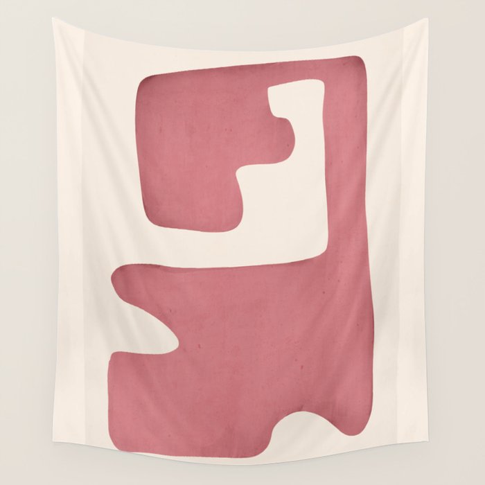 Modern Abstract Shapes 89 Wall Tapestry Gallery Image 4