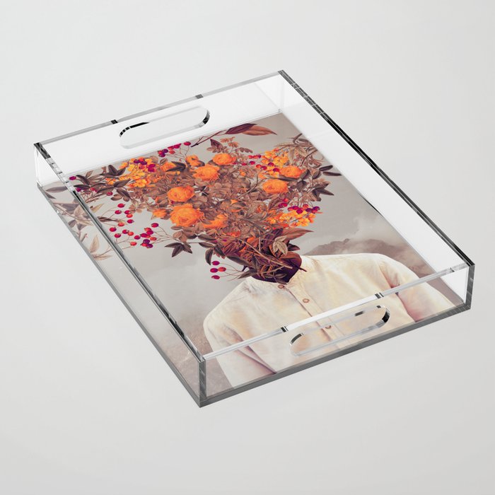 Bright Bloom Acrylic Tray Gallery Image 1