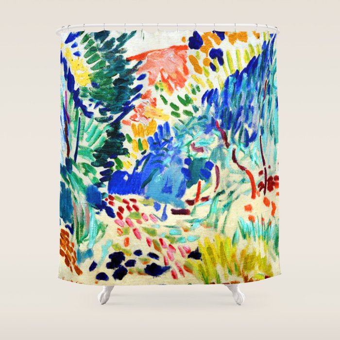 Henri Matisse Landscape at Collioure Shower Curtain Gallery Image 1