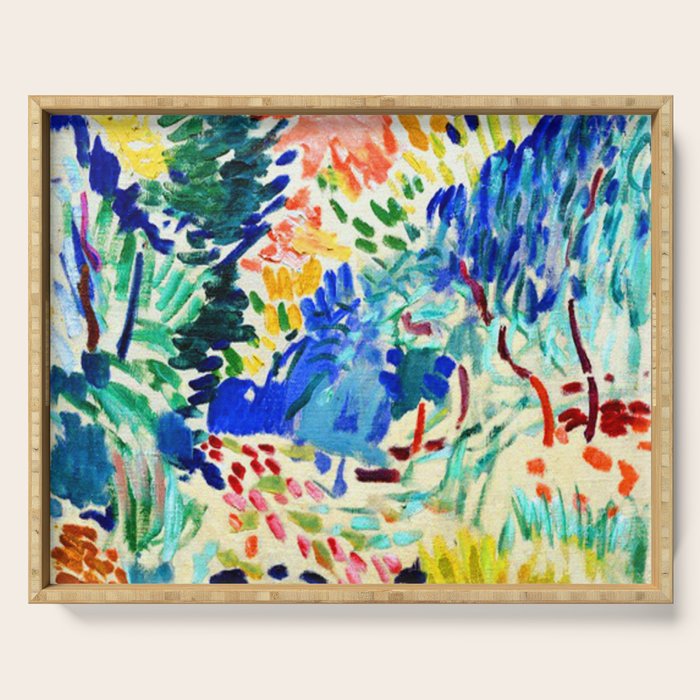 Henri Matisse Landscape at Collioure Serving Tray Gallery Image 1