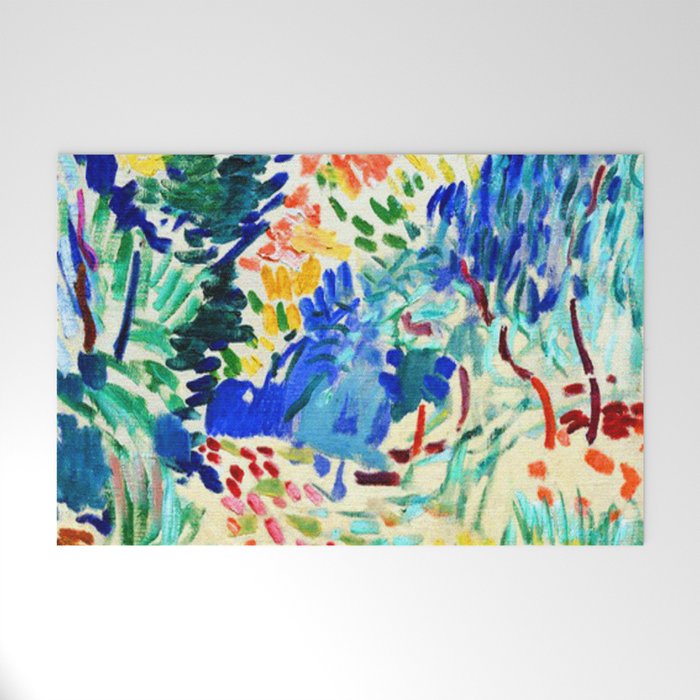 Henri Matisse Landscape at Collioure Welcome Mat Gallery Image 1