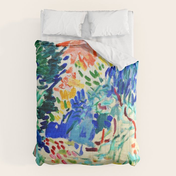 Henri Matisse Landscape at Collioure Comforter Gallery Image 6