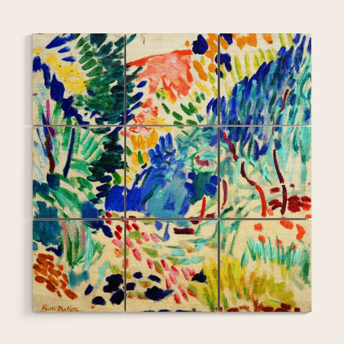 Henri Matisse Landscape at Collioure Wood Wall Art Gallery Image 1