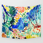 Henri Matisse Landscape at Collioure Wall Tapestry Gallery Image 4