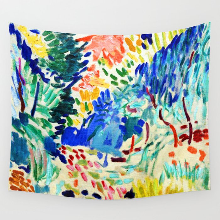 Henri Matisse Landscape at Collioure Wall Tapestry Gallery Image 4