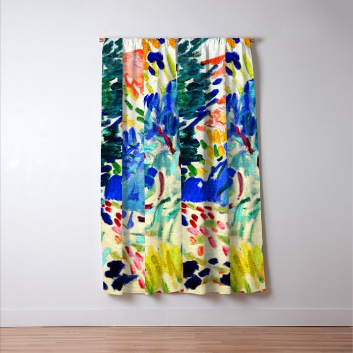 Henri Matisse Landscape at Collioure Window Curtain Gallery Image 3