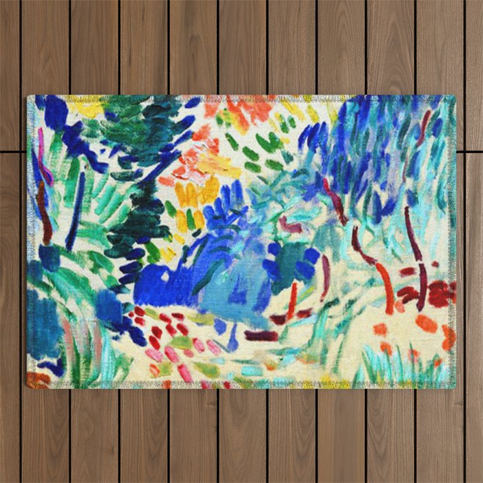 Henri Matisse Landscape at Collioure Outdoor Rug Gallery Image 1
