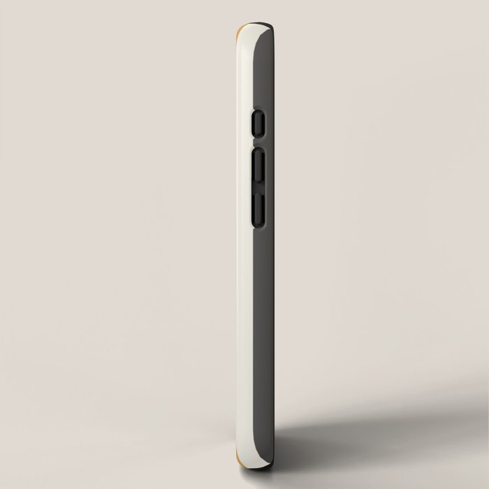 Vertical Stripes Muted Gold and Charcoal Variable Retro Modern Stripe Pattern iPhone Case Gallery Image 2